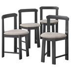 Ensemble de salle à manger rond compact 5 pièces Harrisburg Tobey