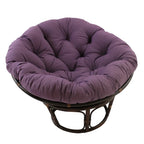 Fauteuil Papasan en rotin Bali 42 po avec coussin en sergé