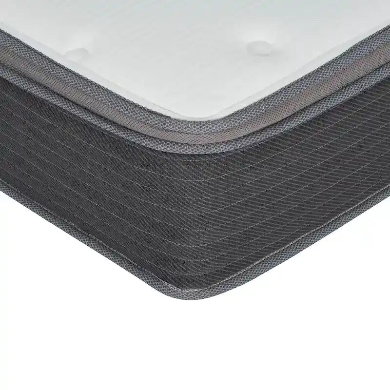 Matelas hybride à mémoire de forme et ressorts ensachés Equilibria 8 po. - Moelleux - Livré en boîte