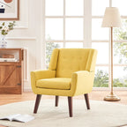 Lot de 2 fauteuils d'appoint modernes capitonnés HUIMO