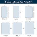 Matelas en mousse à mémoire de forme gel de 12 pouces, matelas rafraîchissant à fermeté moyenne en boîte, CertiPUR-US