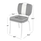 Ensemble de salle à manger rétro 5 pièces Raleigh Simple Living