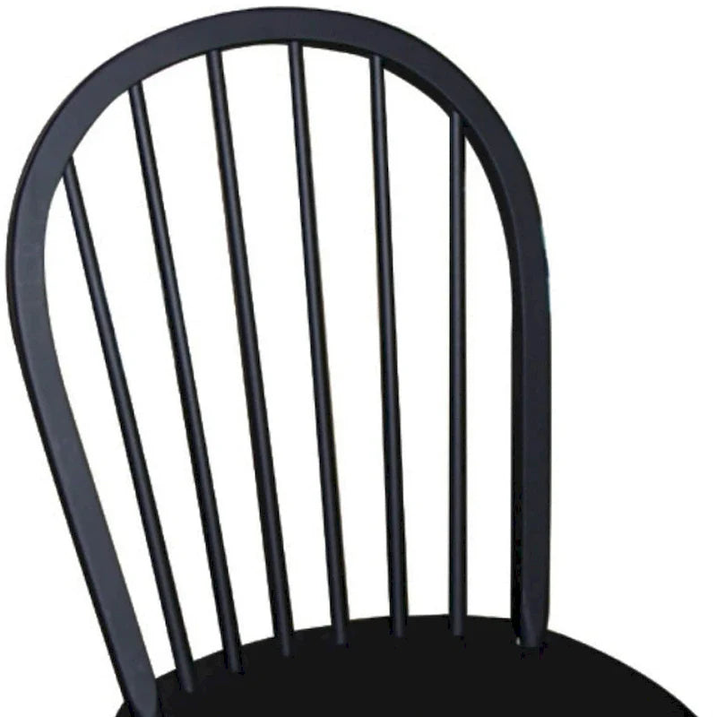 Chaise de salle à manger à dossier fuseau Windsor en bois massif International Concepts