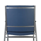 Chaise empilable robuste avec accoudoirs - 21P x 21L x 31H