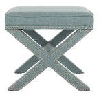 SAFAVIEH Shavonne Ottoman banc en X