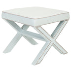 SAFAVIEH Shavonne Ottoman banc en X