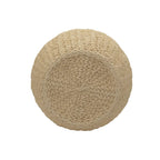 Table d'appoint avec panier de rangement en osier tressé à la main Household Essentials - 17,0 L x 17,0 l x 19,0 H