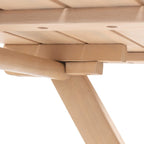 Ensemble bistrot pliant d'extérieur 3 pièces Cadiz Modern Coastal en bois d'acacia, par JONATHAN Y