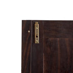 Palace Imports Armoire flexible 100 % bois massif avec poignées en métal ou en bois