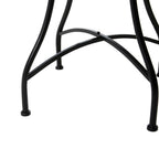 Ensemble bistrot pliant en métal Glitzhome pour extérieur, 3 pièces, table et chaises de patio