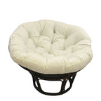 Fauteuil Papasan en rotin Bali 42 po avec coussin en sergé