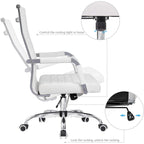 Chaise de bureau Homall nervurée Chaise de bureau d'ordinateur