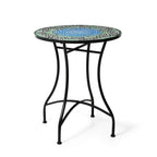 Ensemble bistrot pliant en métal Glitzhome pour extérieur, 3 pièces, table et chaises de patio