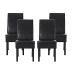 Chaises de salle à manger tapissées à motifs Pertica (lot de 4) par Christopher Knight Home