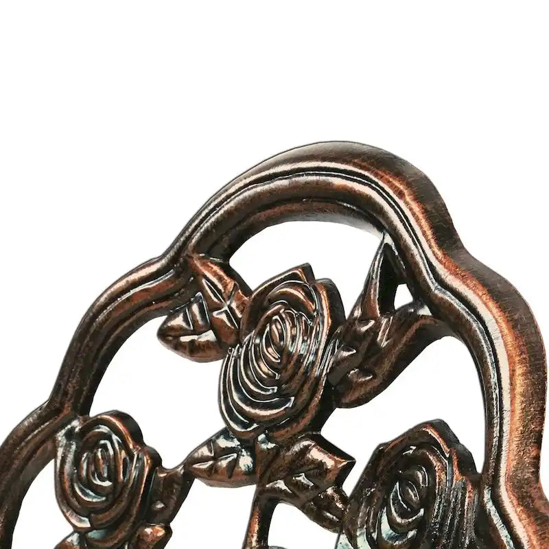 Ensemble de bistrot 3 pièces Camellia en fonte d'aluminium avec table et 2 chaises - S.O.