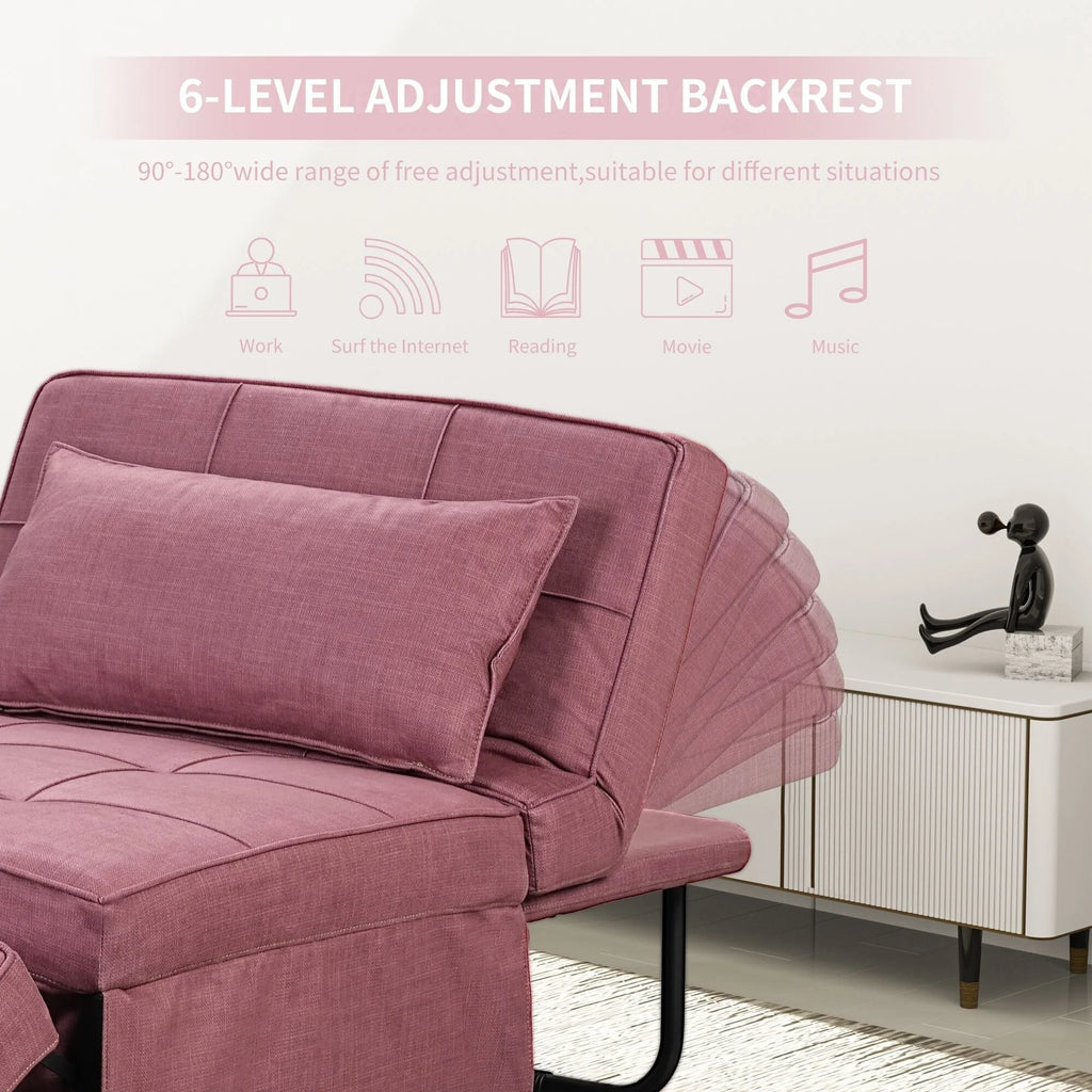 Canapé convertible Lit d'appoint Fauteuil-lit Canapé pliant Pouf Fauteuils inclinables pour le salon